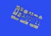 Eduard Accessories P-38J cockpit PRINT for TAMIYA - cockpitkészlet