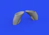 Eduard Accessories F4F-4 exhausts PRINT for EDUARD - 3D nyomtatott kipufogócsonkok