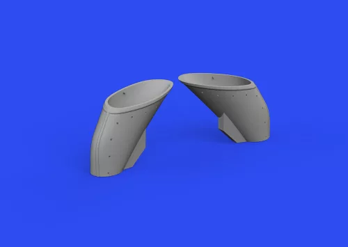 Eduard Accessories F4F-4 exhausts PRINT for EDUARD - 3D nyomtatott kipufogócsonkok