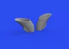 Eduard Accessories F4F-4 exhausts PRINT for EDUARD - 3D nyomtatott kipufogócsonkok