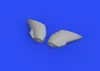 Eduard Accessories F4F-4 exhausts PRINT for EDUARD - 3D nyomtatott kipufogócsonkok