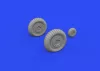 Eduard Accessories Yak-9D wheels for ZVEZDA - kerékkészlet