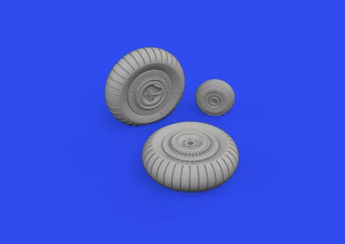 Eduard Accessories Yak-9D wheels for ZVEZDA - kerékkészlet