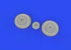 Eduard Accessories Yak-9D wheels for ZVEZDA - kerékkészlet