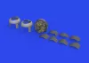 Eduard Accessories F4F-3 engine mid PRINT 1/48 EDUARD - 3D nyomtatott motorkészlet