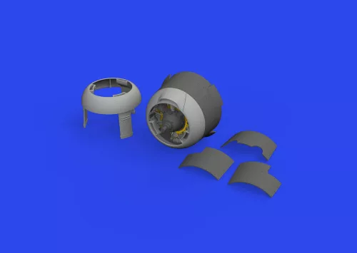 Eduard Accessories F4F-3 engine mid PRINT 1/48 EDUARD - 3D nyomtatott motorkészlet