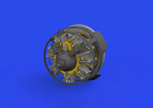 Eduard Accessories F4F-3 engine mid PRINT 1/48 EDUARD - 3D nyomtatott motorkészlet