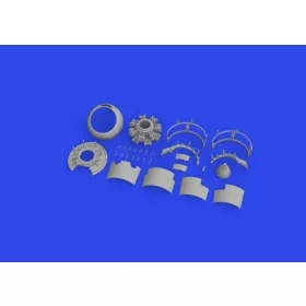   Eduard Accessories F4F-3A engine PRINT 1/48 EDUARD - 3D nyomtatott motorkészlet