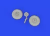 Eduard Accessories Beaufort Mk.I wheels 1/48 for ICM - kerékkészlet