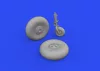 Eduard Accessories Beaufort Mk.I wheels 1/48 for ICM - kerékkészlet