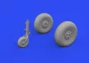 Eduard Accessories Beaufort Mk.I wheels 1/48 for ICM - kerékkészlet