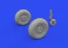Eduard Accessories Beaufort Mk.I wheels 1/48 for ICM - kerékkészlet