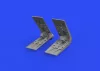 Eduard Accessories F-16 airbrakes PRINT 1/48 for KINETIC - F-16 légfékek – kormányfelület-részletező készlet