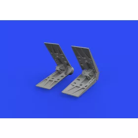   Eduard Accessories F-16 airbrakes PRINT 1/48 for KINETIC - F-16 légfékek – kormányfelület-részletező készlet