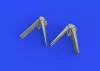 Eduard Accessories F-16 airbrakes PRINT 1/48 for KINETIC - F-16 légfékek – kormányfelület-részletező készlet