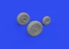 Eduard Accessories F-35A wheels 1/48 TAMIYA - kerékkészlet