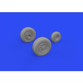 Eduard Accessories F-35A wheels 1/48 TAMIYA - kerékkészlet