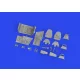 Eduard Accessories Bf 109G-6 cockpit PRINT 1/48 EDUARD - cockpitkészlet