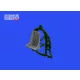 Eduard Accessories A6M2-N Rufe seat PRINT 1/48 EDUARD - 3D nyomtatott ülés