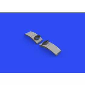   Eduard Accessories A6M2-N Rufe exhaust PRINT 1/48 EDUARD - 3D nyomtatott kipufogócsonkok