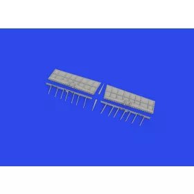   Eduard Accessories A6M2-N Rufe landing flaps PRINT 1/48 EDUARD - fékszárnyak