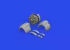 Eduard Accessories A6M2-N Rufe engine complete PRINT 1/48 EDUARD - 3D nyomtatott motorkészlet