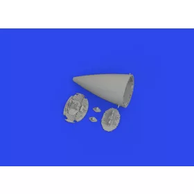   Eduard Accessories F-16 radar late PRINT 1/48 KINETIC - F-16 radarberendezés késői – 3D nyomtatott részletező készlet