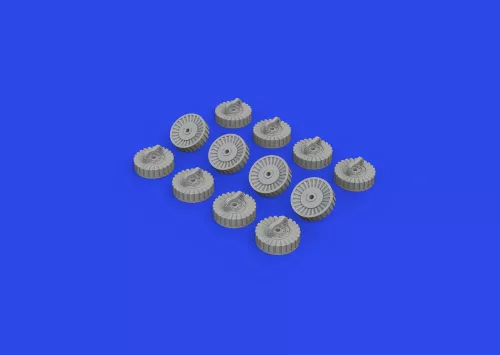 Eduard Accessories Lewis 97-cartridges ammo magazines PRINT 1/48 - Lewis 97-cartridges lőszertárak – 3D nyomtatott fegyverzet-részletező készlet