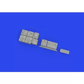   Eduard Accessories Bf 110G radio equipment 1/48 EDUARD - rádióberendezések – részletező készlet