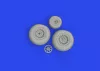 Eduard Accessories B-25J wheels 1/48 HKM - kerékkészlet