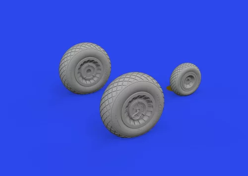 Eduard Accessories B-25J wheels 1/48 HKM - kerékkészlet
