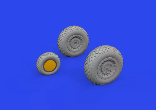 Eduard Accessories B-25J wheels 1/48 HKM - kerékkészlet
