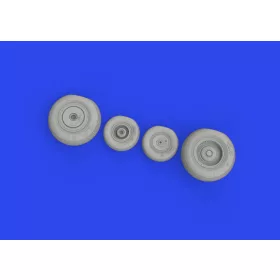   Eduard Accessories Mi-8MT wheels 1/48 ZVEZDA - kerékkészlet