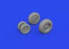 Eduard Accessories Mi-8MT wheels 1/48 ZVEZDA - kerékkészlet