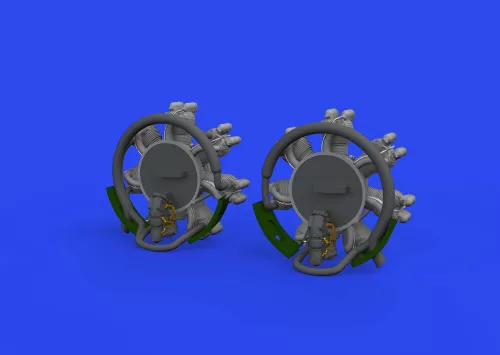 Eduard Accessories Anson Mk.I engines PRINT 1/48 AIRFIX - 3D nyomtatott motorkészlet