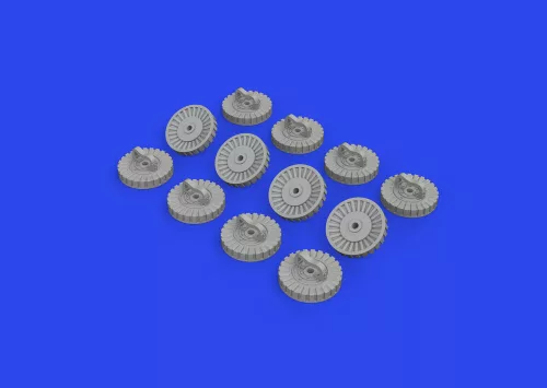 Eduard Accessories Lewis 47-cartridges ammo magazines PRINT 1/48 - Lewis 47-cartridges lőszertárak – 3D nyomtatott fegyverzet-részletező készlet