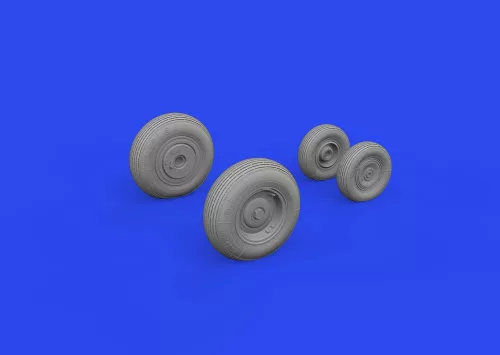 Eduard Accessories Mi-8MT wheels 1/48 TRUMPETER - kerékkészlet