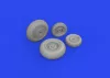 Eduard Accessories Mi-8MT wheels 1/48 TRUMPETER - kerékkészlet