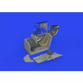   Eduard Accessories Bf 109F cockpit w/ early seat PRINT 1/48 EDUARD - Bf 109F cockpit korai üléssel – 3D nyomtatott cockpitkészlet