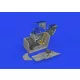 Eduard Accessories Bf 109F cockpit w/ early seat PRINT 1/48 EDUARD - Bf 109F cockpit korai üléssel – 3D nyomtatott cockpitkészlet