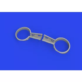  Eduard Accessories Bf 109F wheel bays rounded PRINT 1/48 EDUARD - futóműakna-részletező készlet