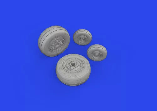 Eduard Accessories F-4E wheels 1/48 MENG - kerékkészlet