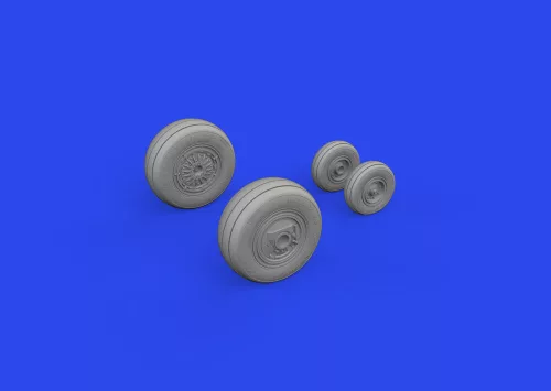 Eduard Accessories F-4E wheels 1/48 MENG - kerékkészlet