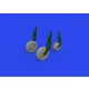 Eduard Accessories MiG-17 wheels 1/48 AMMO - kerékkészlet
