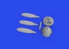 Eduard Accessories Bf 109K-4 propeller PRINT 1/48 EDUARD - Bf 109K-4 légcsavar – 3D nyomtatott