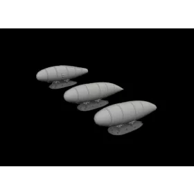   Eduard Accessories Bf 109K external fuel tanks 1/48 - Bf 109K külső üzemanyag-póttartály
