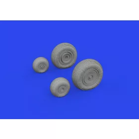   Eduard Accessories Mi-4 wheels 1/48 TRUMPETER - kerékkészlet
