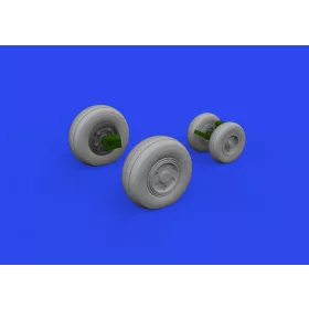   Eduard Accessories F/A-18E/F wheels 1/48 HASEGAWA - kerékkészlet