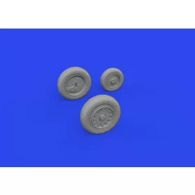   Eduard Accessories J-35 Draken wheels Type 1 1/48 HASEGAWA - kerékkészlet
