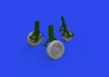 Eduard Accessories J-35 Draken wheels Type 1 1/48 HASEGAWA - kerékkészlet